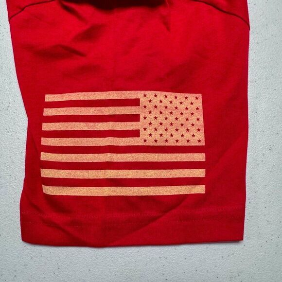 Grunt Style Valentines Shirt Mens XL Red Tee Patriotic Love Outdoor Military Run - Picture 8 of 12